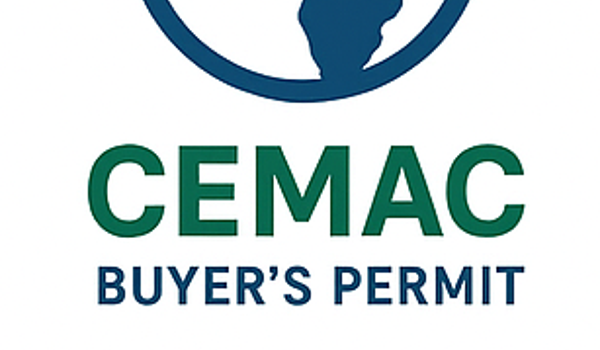 CEMAC Buyers Permit document for gold and diamond trading